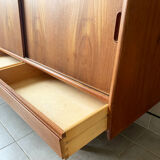 Enfilade vintage danoise en teck, années 60