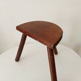 Vintage wooden tripod stool