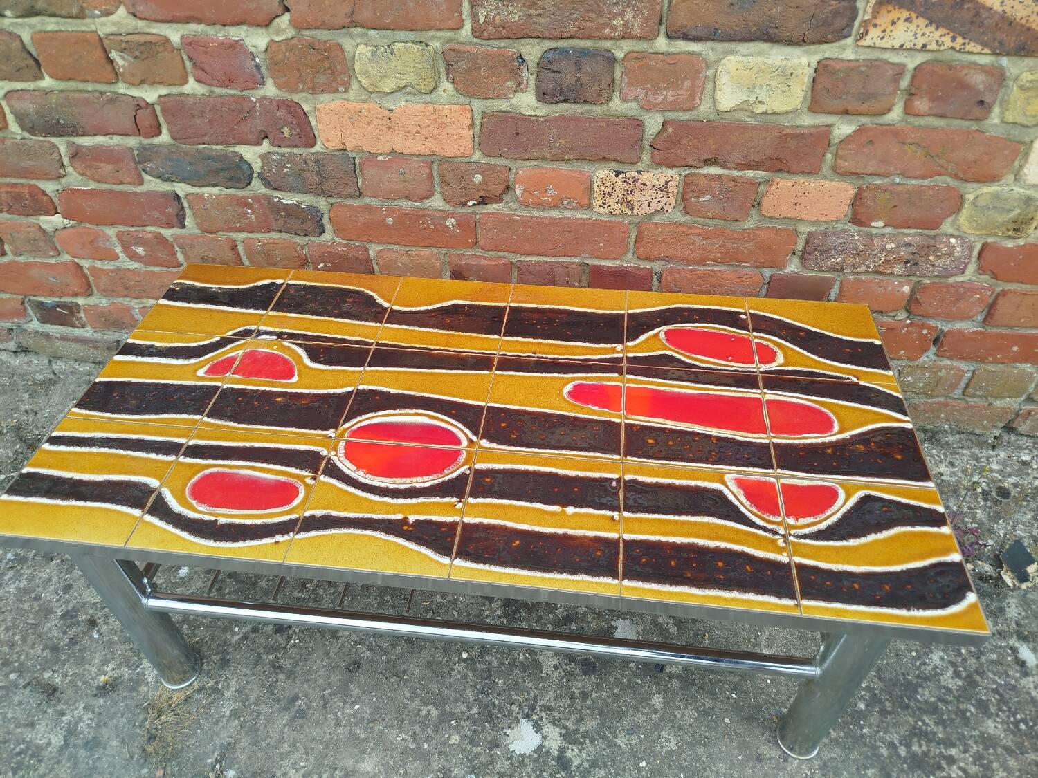 Ceramic coffee table, 1970s