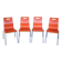 1970s metal and wood chairs
