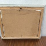 Painting Still life poppies M Bonvin Oil on panel