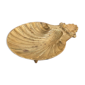 Pocket empty gilded bronze shell