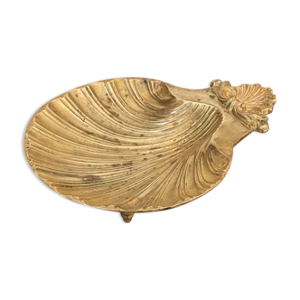 Pocket empty gilded bronze shell