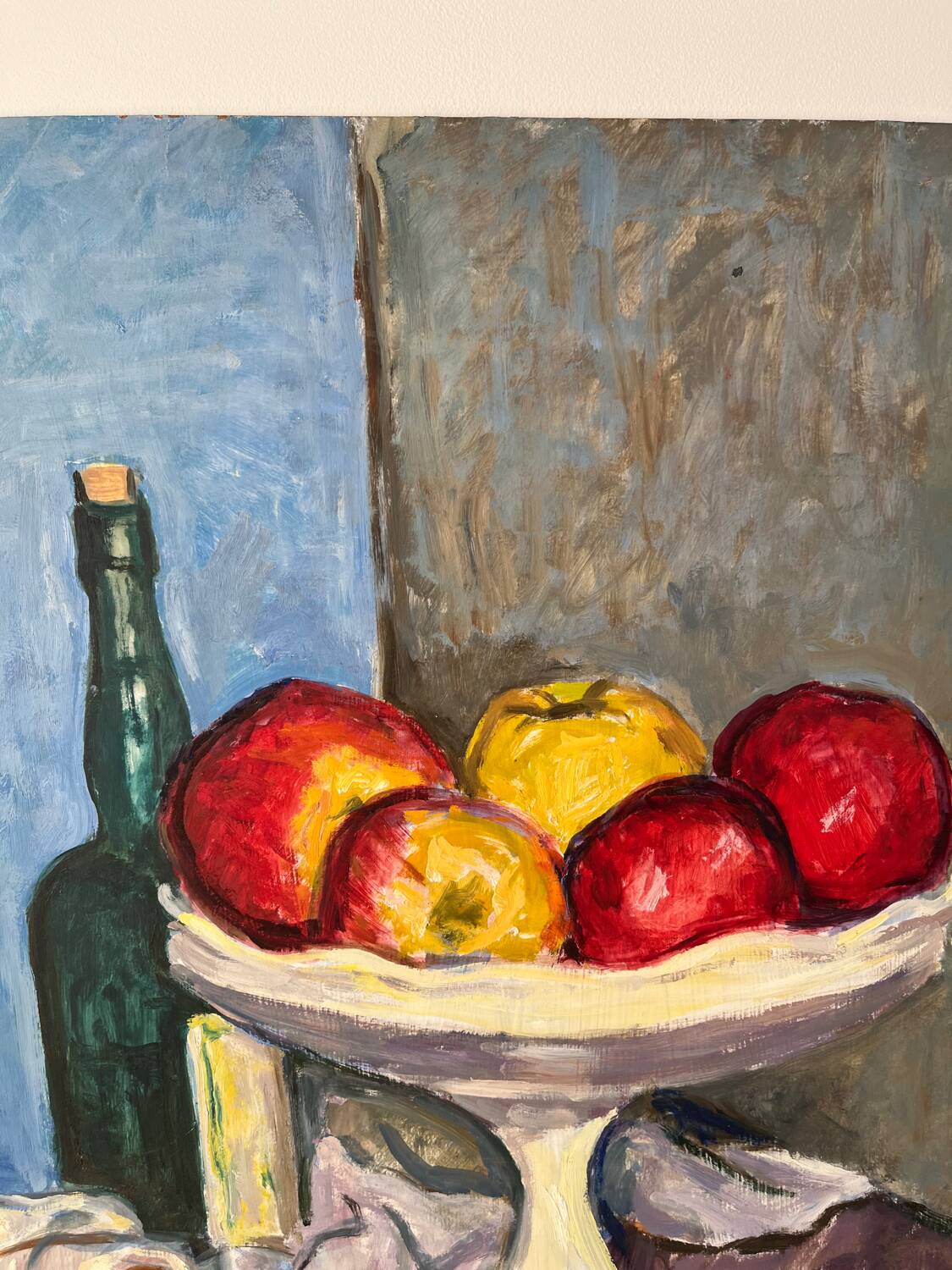 Still life, oil on panel signed B Bucket 88