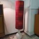 Doria Leuchten 2-light opaline floor lamp