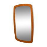 Mirror "Pebble" in teak, Sweden, 1960, 69x41cm