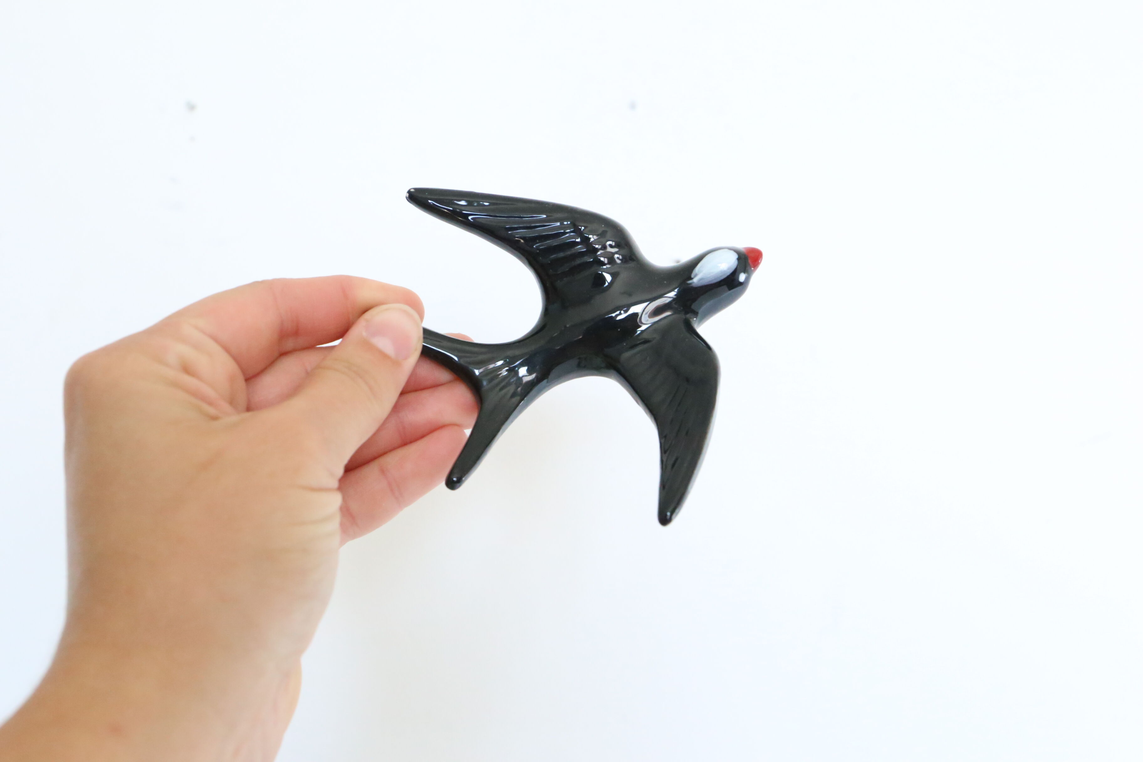 Soaring 3 ceramic swallows