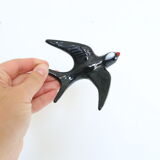 Soaring 3 ceramic swallows