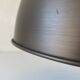 Brushed metal pendant lamp with a bronze appearance, 1970s, Germany