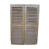 Pair of old wood shutters
