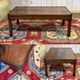 English coffee table in mahogany from the 1950s.