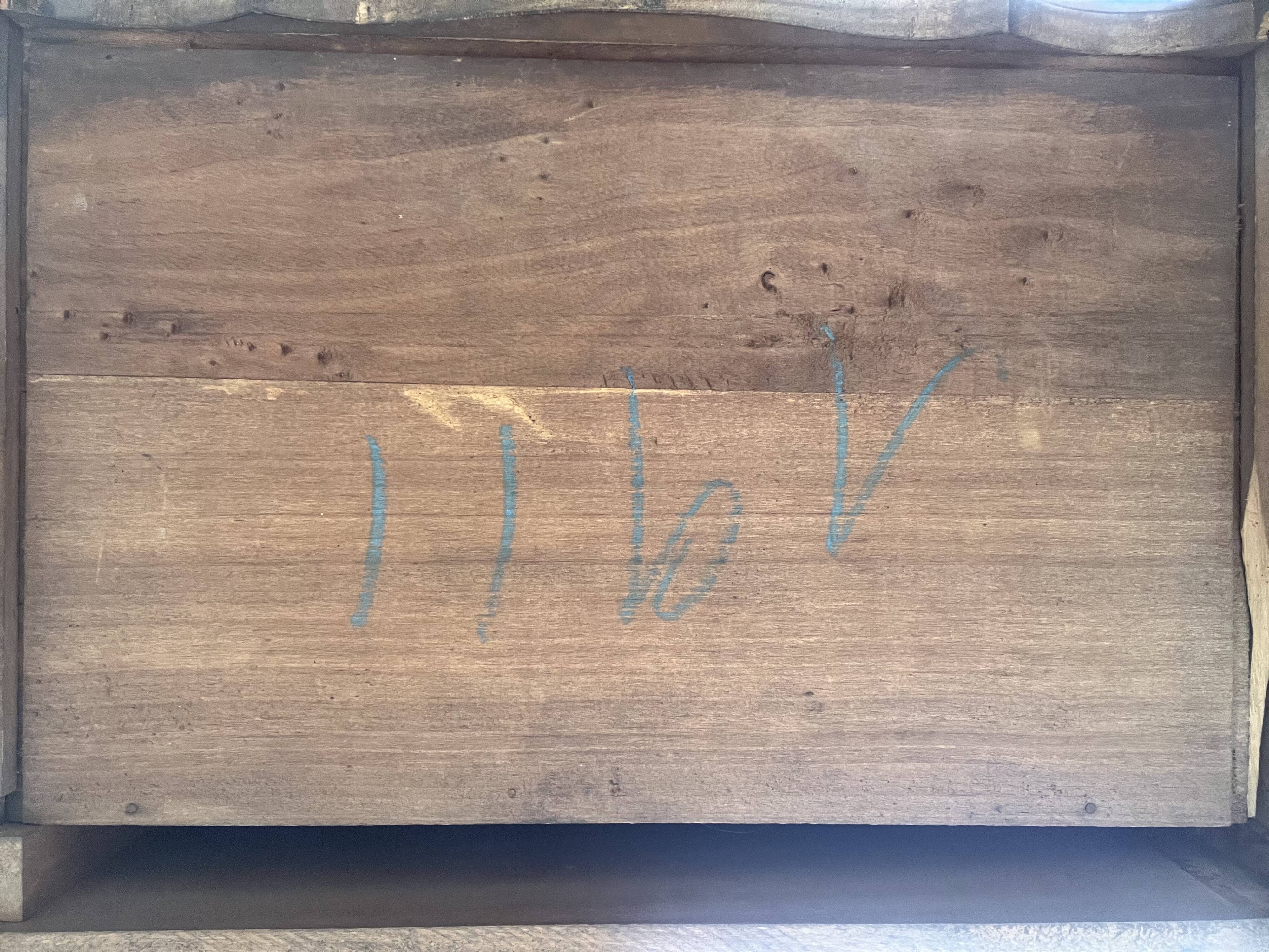 Coiffeuse en acajou de style Louis XV