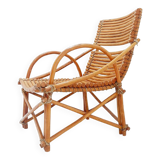 Vintage Bamboo armchair - 20th
