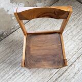 Set of 4 70s elm chairs, Regain