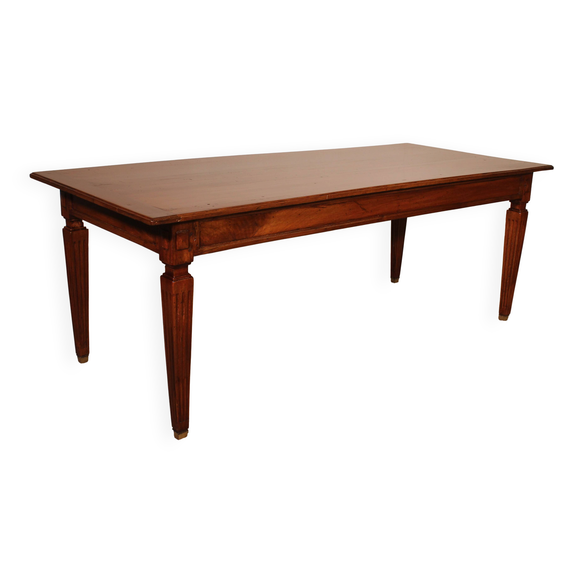 Louis XVI Period Dining Table in Walnut - 18th Century