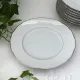 10 white porcelain dessert plates