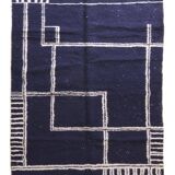 Modern Blue Rug - 284 x 207 cm
