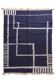 Tapis bleu moderne