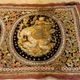 Tapisserie birmane Kalaga, les éléphants, perles et sequins
