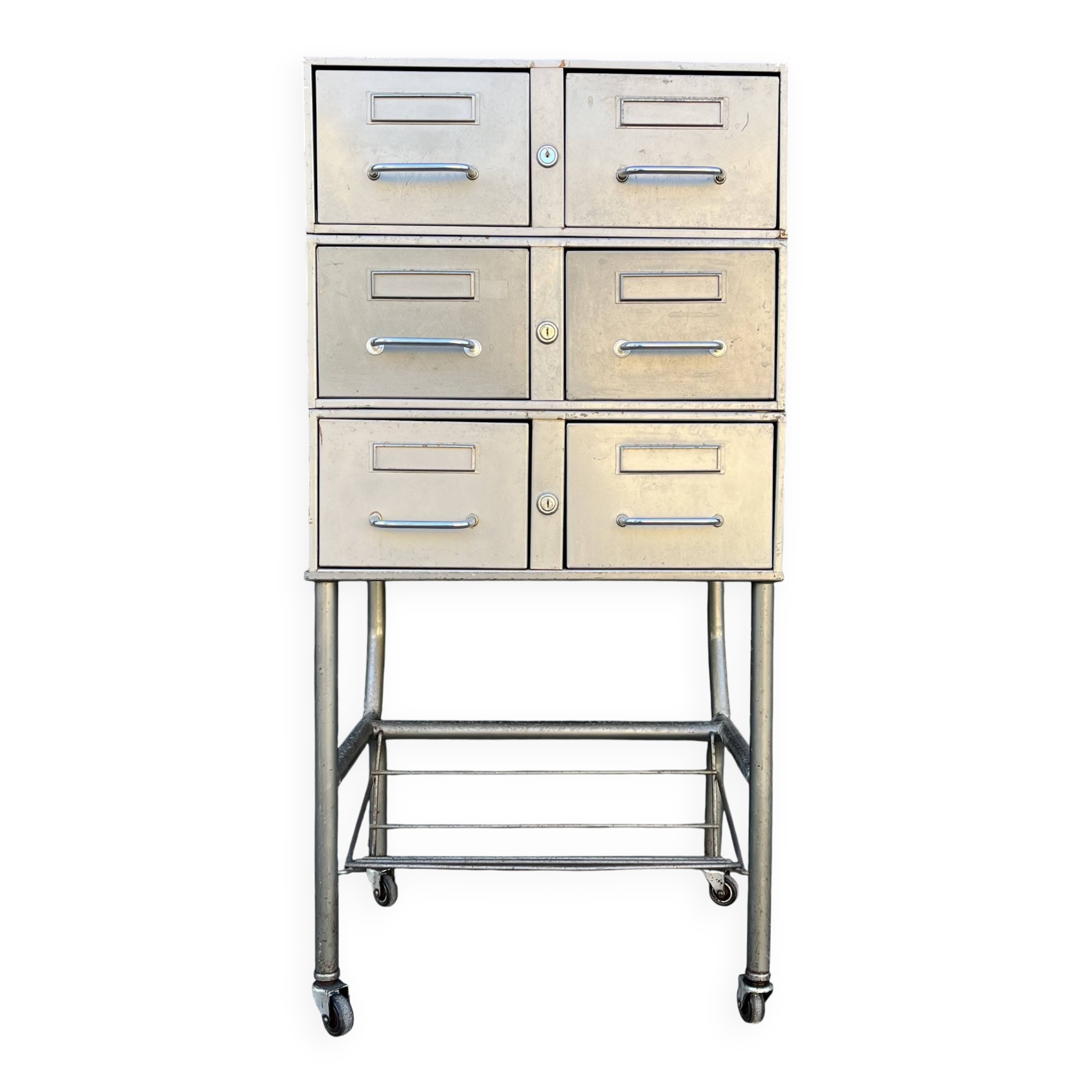 Industrial furniture with drawers