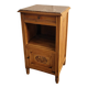 Wooden bedside table in Art Deco style