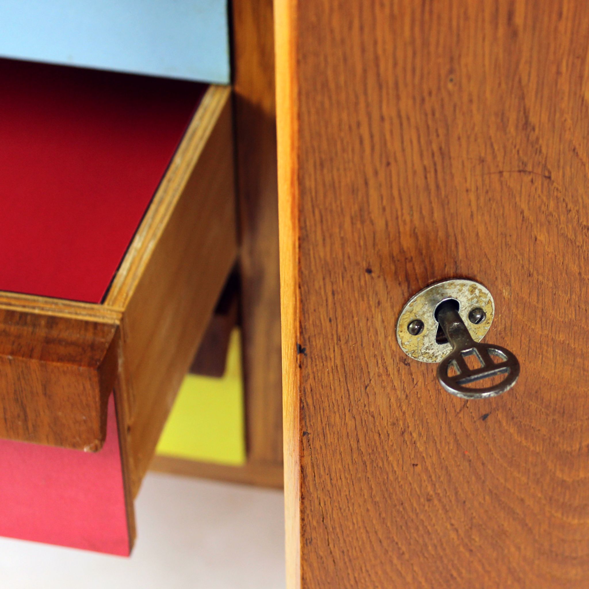 Tall Mid Century Sideboard, Czechoslovakia 1960s