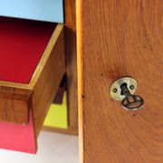 Tall Mid Century Sideboard, Czechoslovakia 1960s