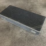 Case with cutlery christofle fork and spoon in silver metal