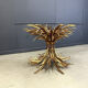 Gilt metal Coco Chanel dining table, 1960s