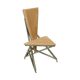 Unique Design Chair Art Object Handmade Metal Velvet