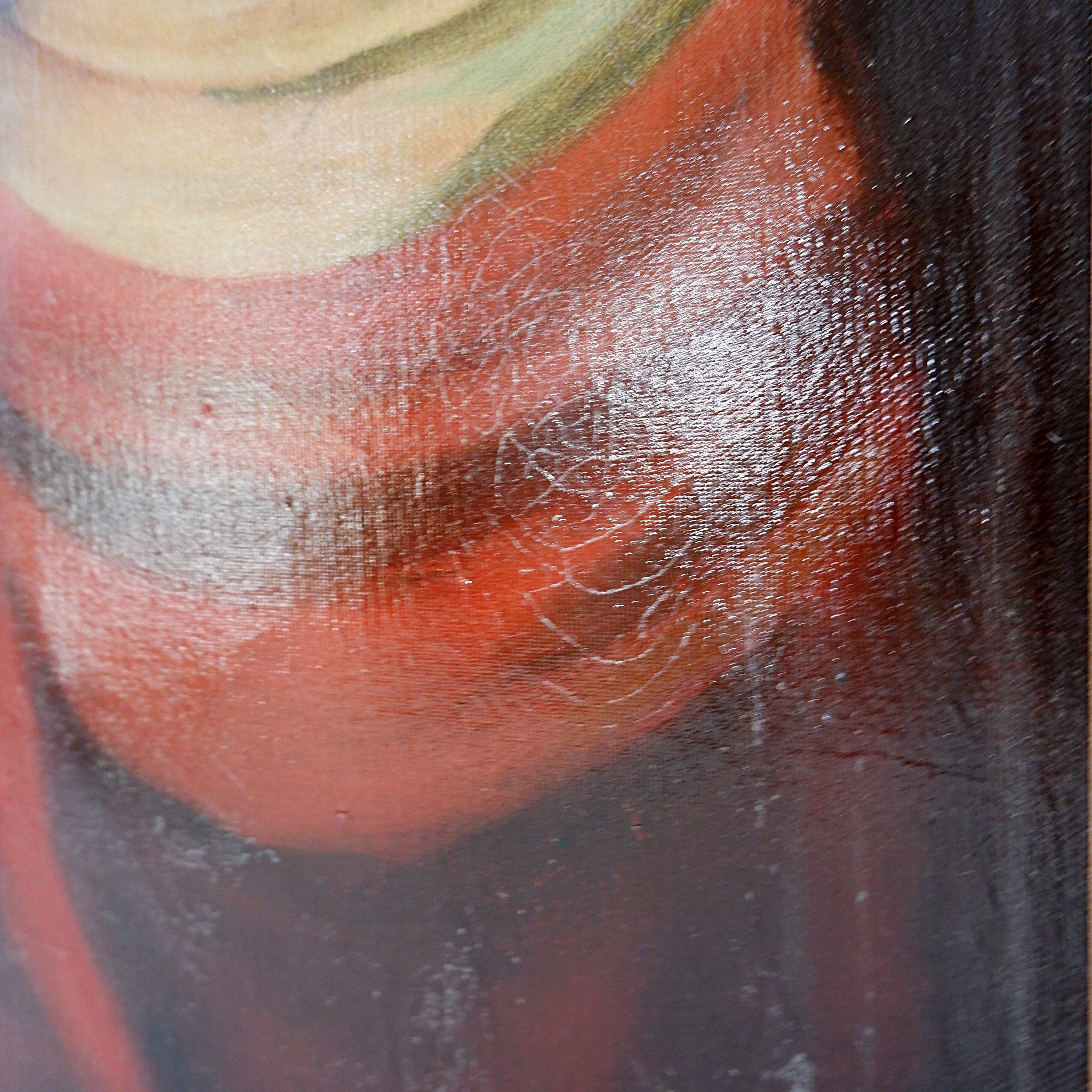 Painting on canvas signed J. Meirt