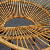 Rattan armchair, Dutch Design, 1960