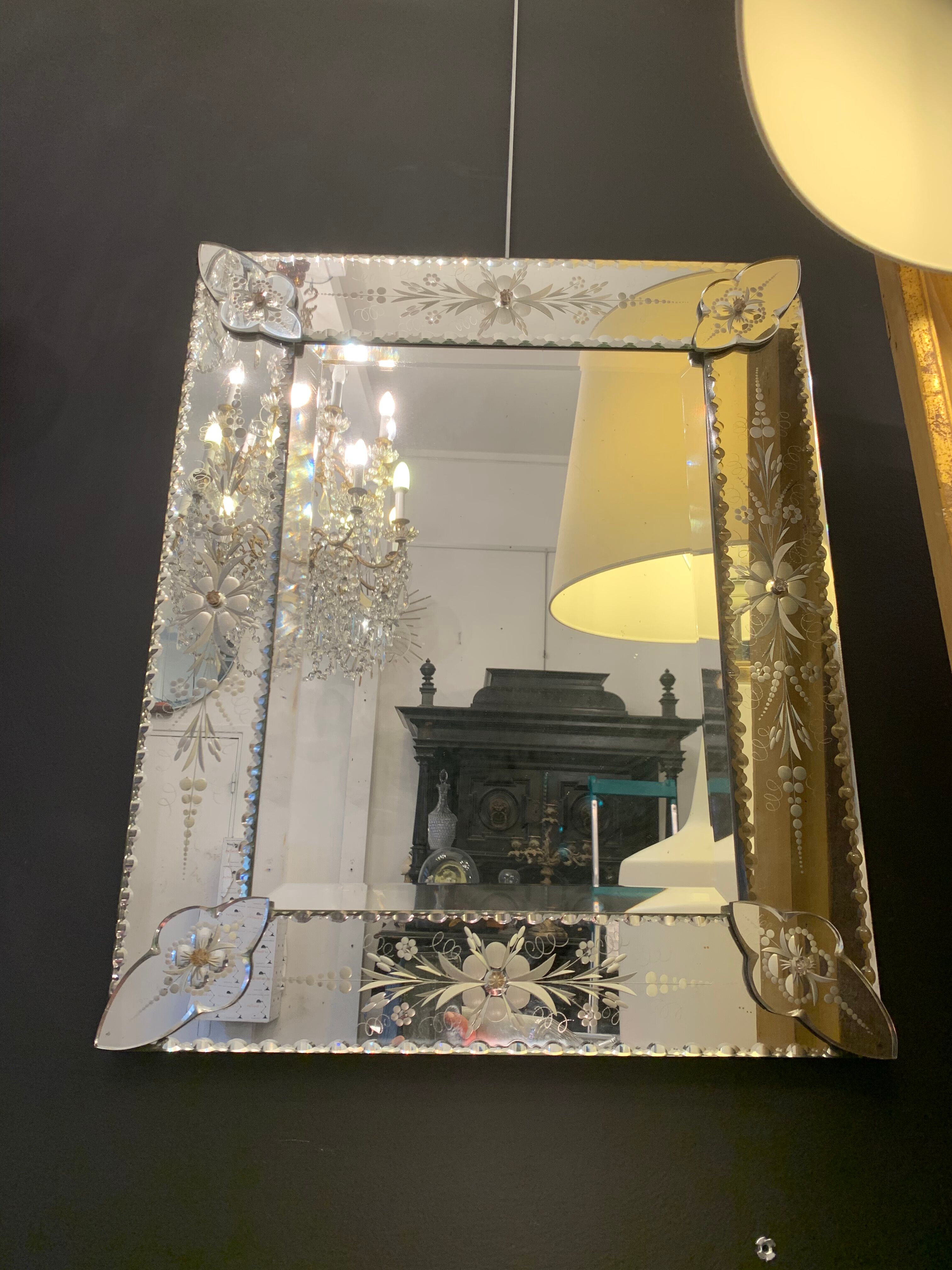 20th century Venetian mirror design