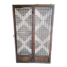 Paire de portes paravent en bois