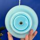 Vintage blue opaline suspension globe