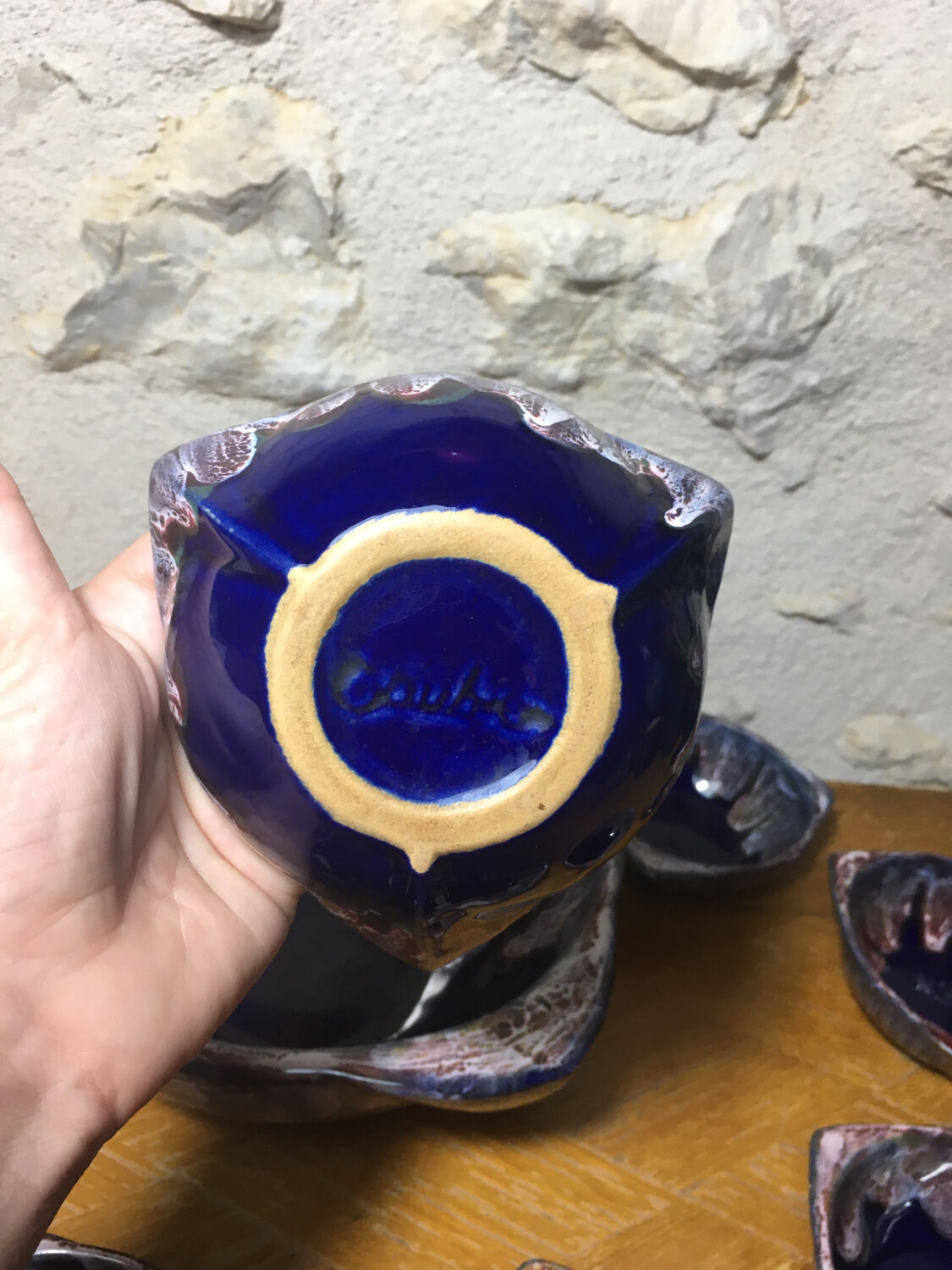 Ceramic set by Gaubier