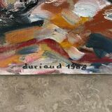Forest landscape signed 1968