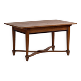Vintage solid wood dining table (France, circa 1940)
