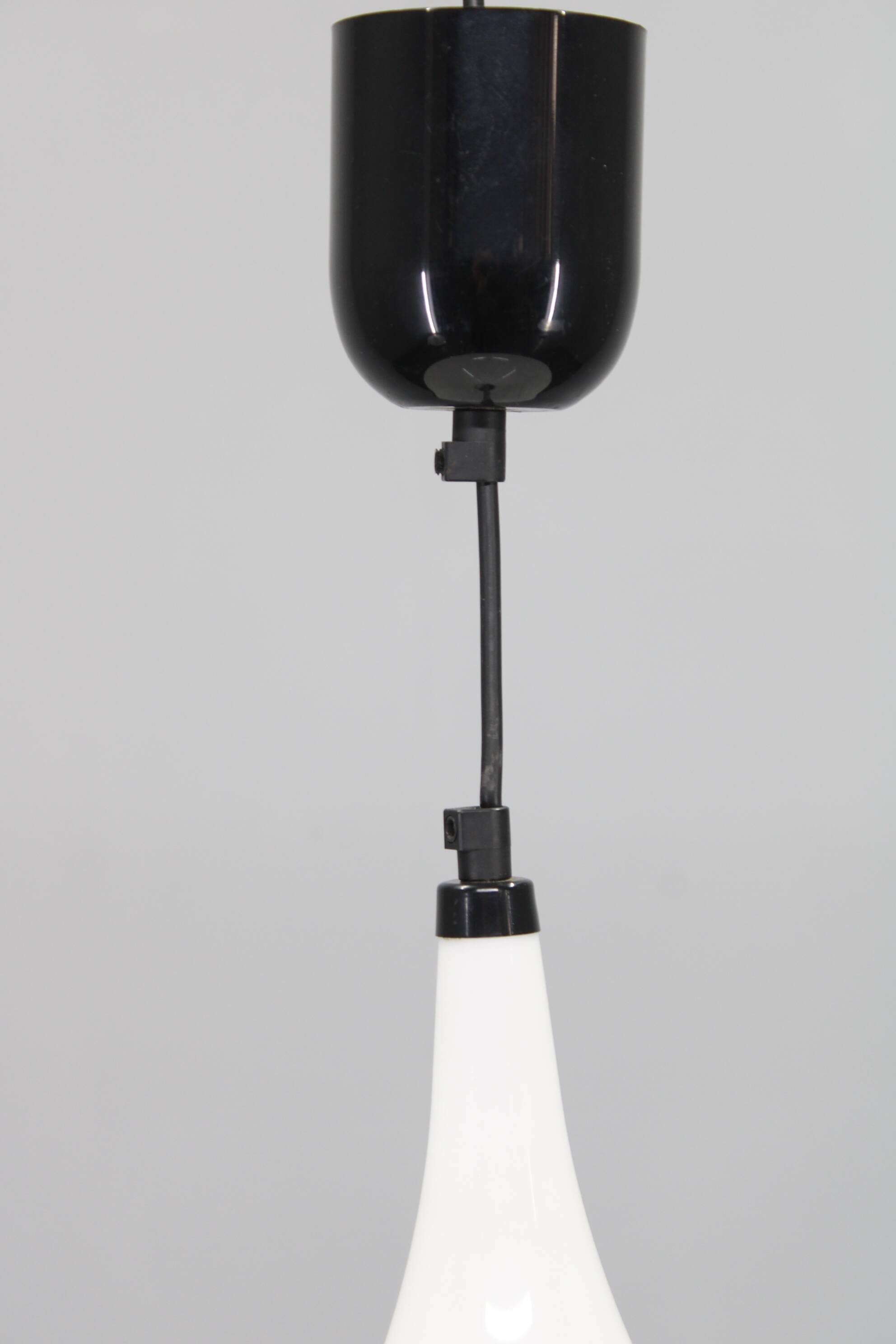 1970s Guzzini "Trumpet" Pendant Lamp by Meblo ,Italy