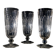 3 verres géants baccarat 280ml m.à feuilles