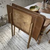 Walnut farmhouse table + extensions