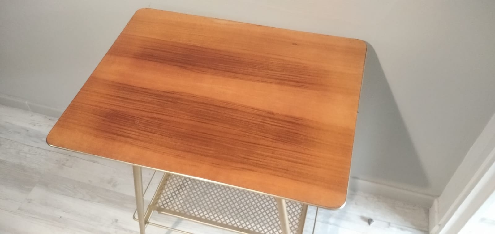 Vintage trolley gilded 1960