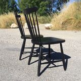 Pair of Hagafors vintage Scandinavian design chairs