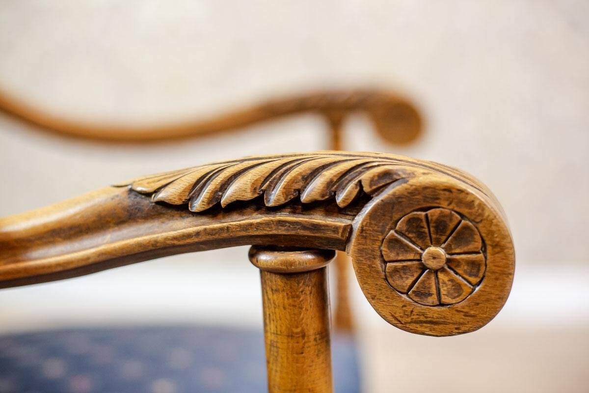 Carved Armchair-Throne, 1980s