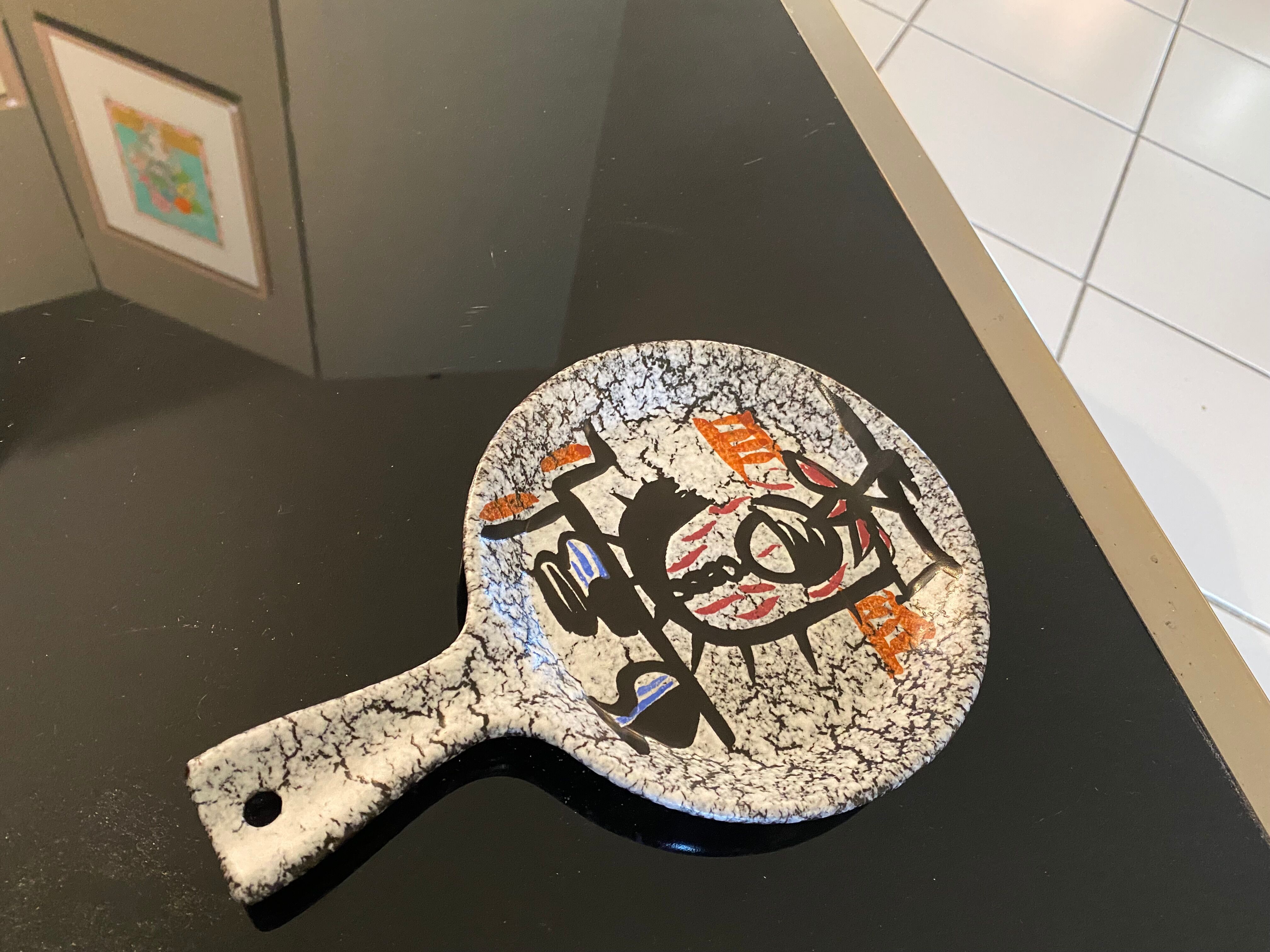 Ceramic skillet 1960s