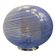 Contemporary Murano Style Blue Swirling Murano Glass Table Lamp