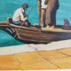 Orientalizing oil painting on panel 29.5 x 22 cm