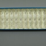 Set of 12 vintage crystal knife holders