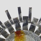 Wall light brutalist vintage sun