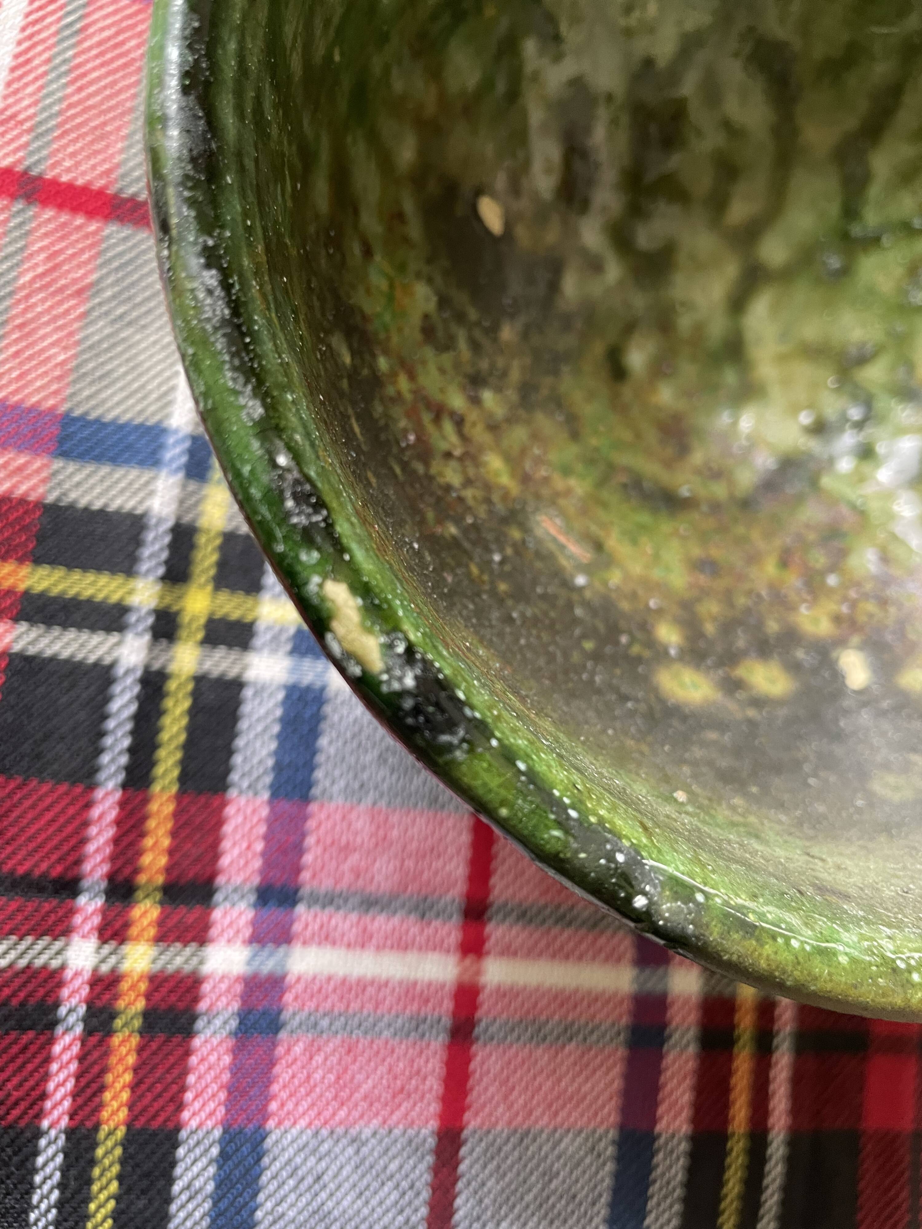 Emerald green Tamegroute bowls D14.5